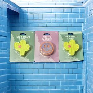 Set Of 3 Shower Steamers 2 Eucalyptus Cactus And 1 Lavender NIB